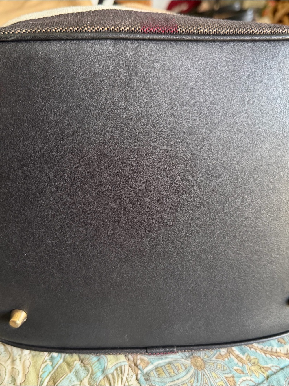 Authentic Burberry Ashby hobo canvas black leather. Tags and dust bag. - Picture 3 of 10